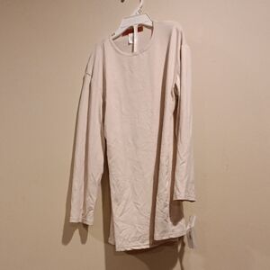 Long-Sleeve Crewneck Shirt - White